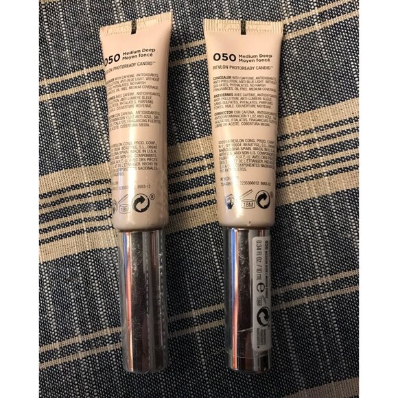 Revlon Photoready Candid Anti-Pollution Concealer 050 Medium Deep Set of 2 - Picture 2 of 4